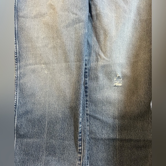 Wrangler Women’s Wild West 603 High Rise Straight Leg Distressed Jeans Size 34 - Picture 8 of 9